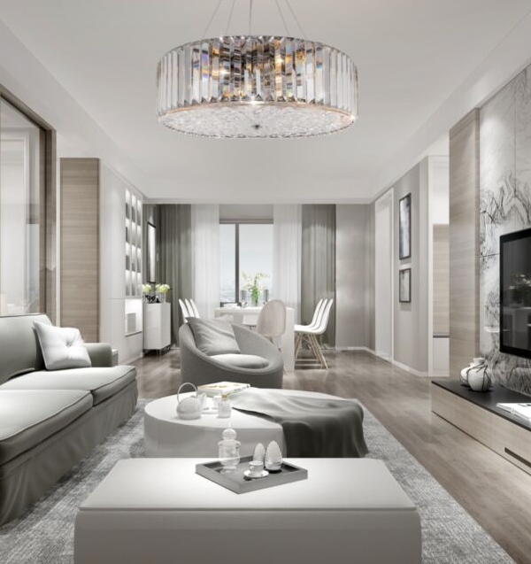 Maytoni Recinto unutrašnja plafonska lampa hrom 60W