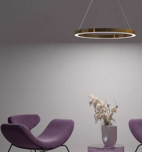 Maytoni Saturno unutrašnja visilica mesing 3500K 39W