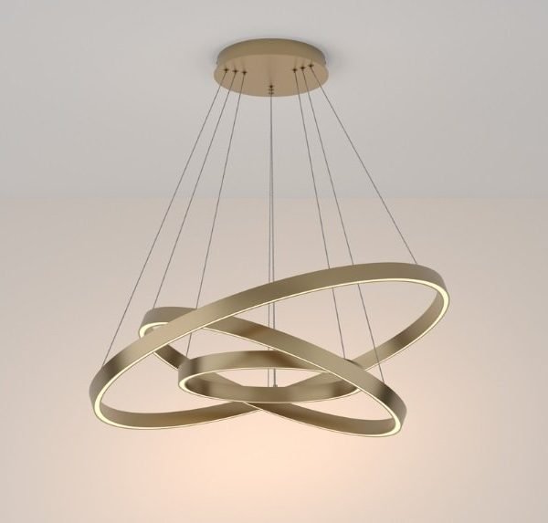 Maytoni Rim visilica mesing-bela 3000K 115W