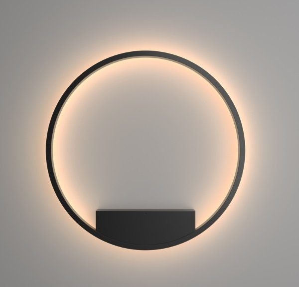 Maytoni Rim zidna lampa crna-bela 3000K 37W
