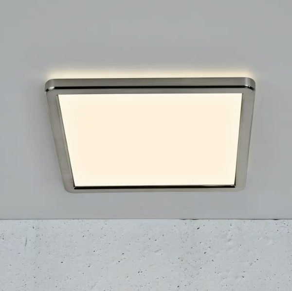 Nordlux Oja 29 Square 3000/4000K 3-step plafonska lampa brušeni nikl