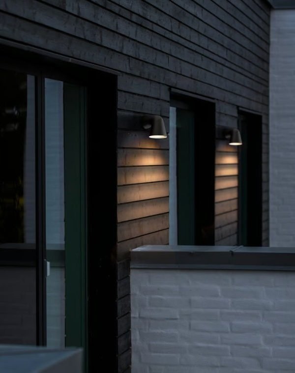 Nordlux Front Single spoljašnja zidna lampa crna