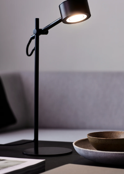 Nordlux Clyde stona lampa crna