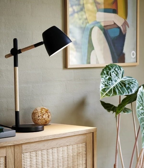 Nordlux Theo stona lampa crna