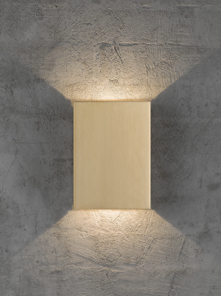 Nordlux Fold 15 spoljašnja zidna lampa mesing