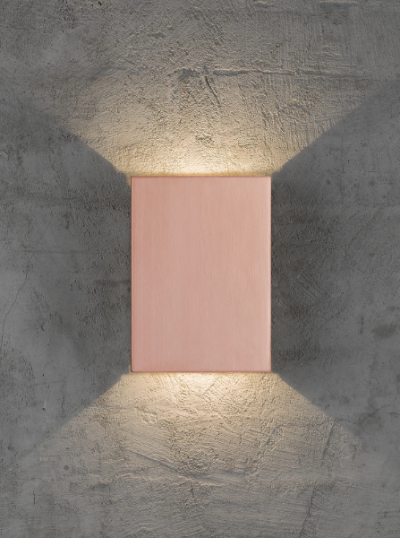 Nordlux Fold 15 spoljašnja zidna lampa bakar