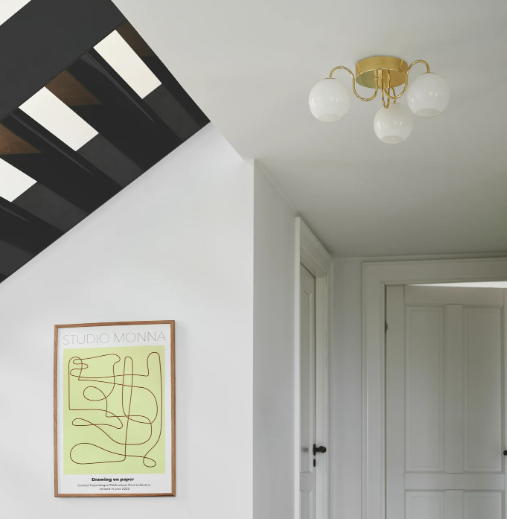 Nordlux Franca plafonska lampa mesing