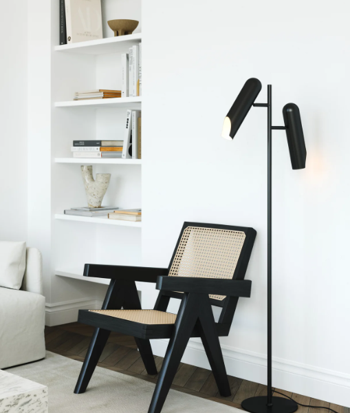Design For The People Rochelle podna lampa crna