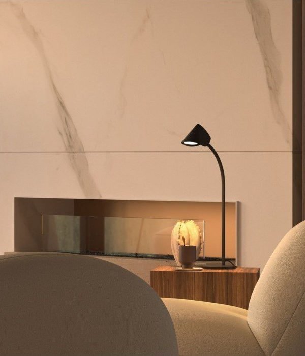 Mantra Capuccina Stona lampa crna led 8.5W 3000K visina 56cm