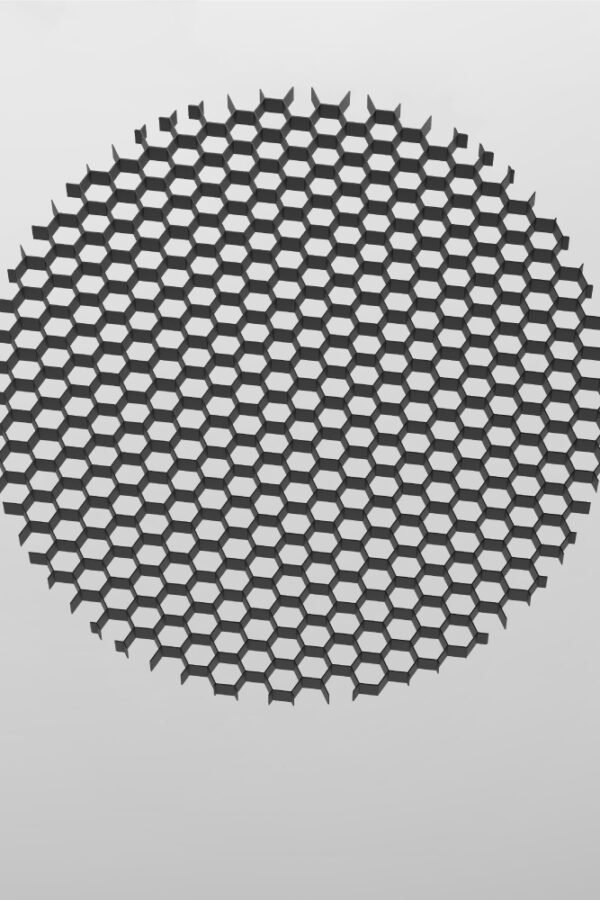 Maytoni Anti-glare filter ugradna rasveta crna HoneyComb ⌀38mm