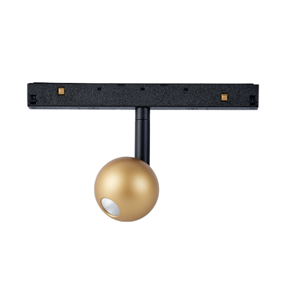 Mantra Magneto Nadgradna lampa crna/zlatna led 7W 3000K