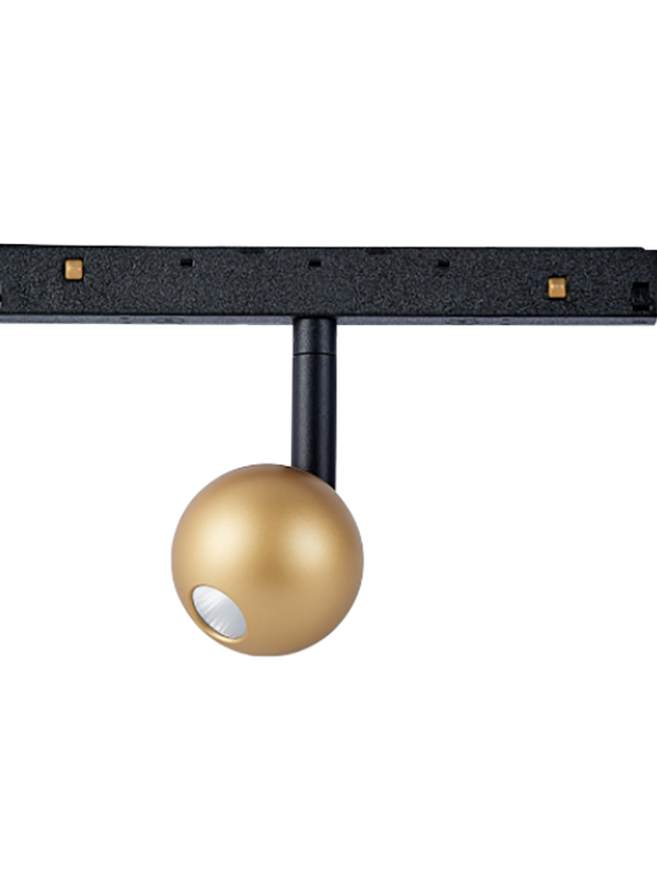 Mantra Magneto Nadgradna lampa crna/zlatna led 7W 3000K Triac
