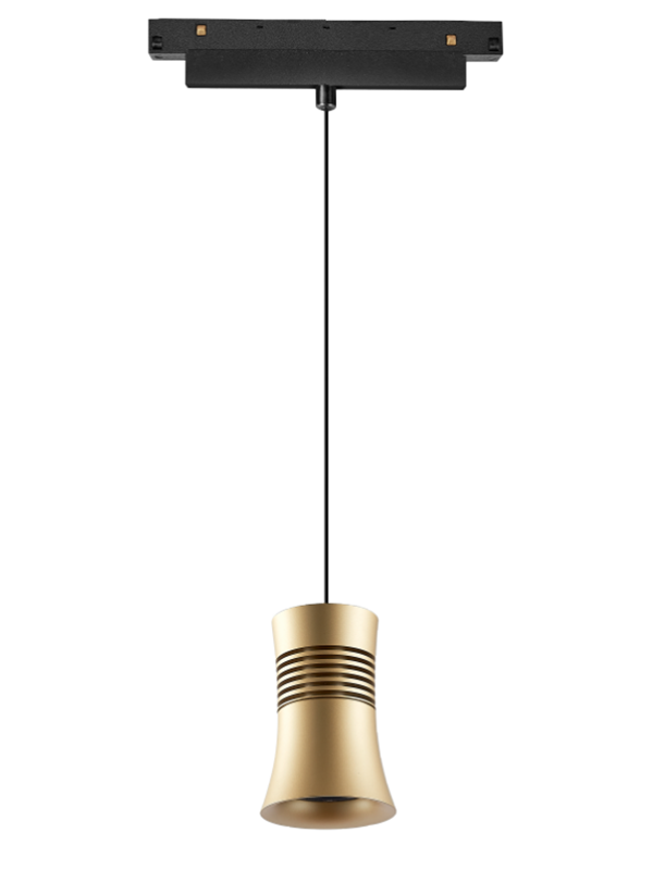 Mantra Magneto Visilica crna/zlatna led 12W 3000K