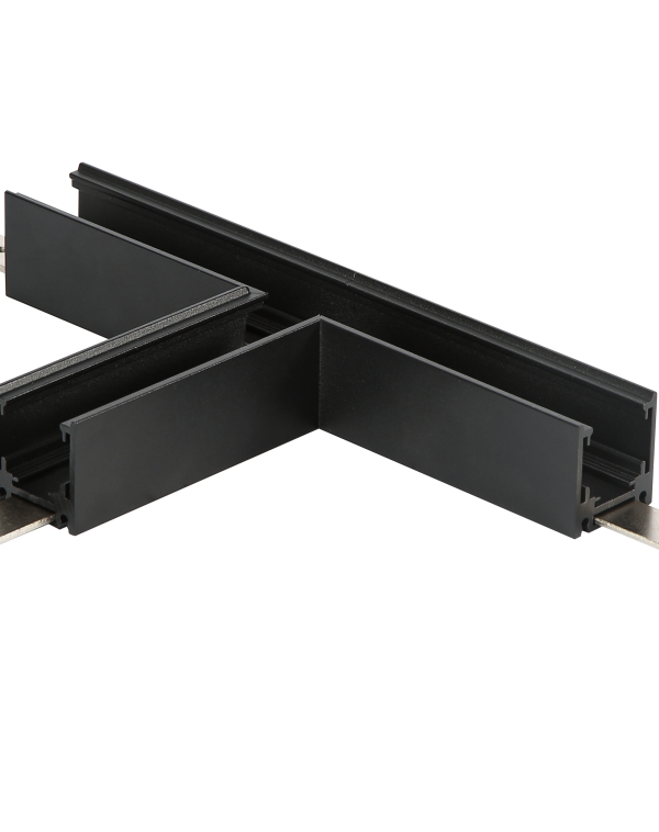 Mantra Magneto T konektor nadgradni 90° crna