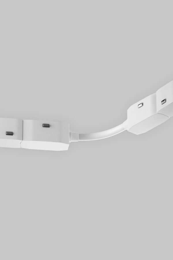 Maytoni Exility radius konektor za napajanje beli