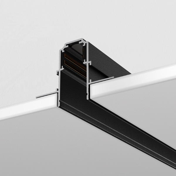 Maytoni Exility ugradna magnetna šina crna 1m 12,5 mm
