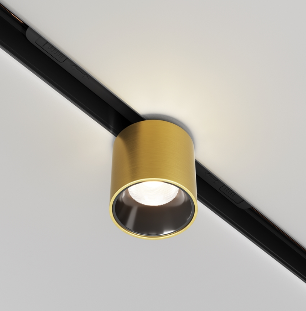 Maytoni Alfa S Exility magnetni šinski reflektor crni 3000K 7W 50°